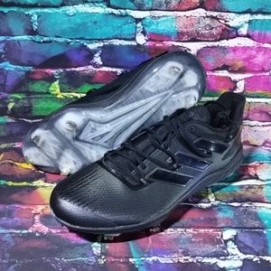Adidas Adizero Afterburner 8 Baseball Cleats Metal Black GX2806 Men’s Size 12